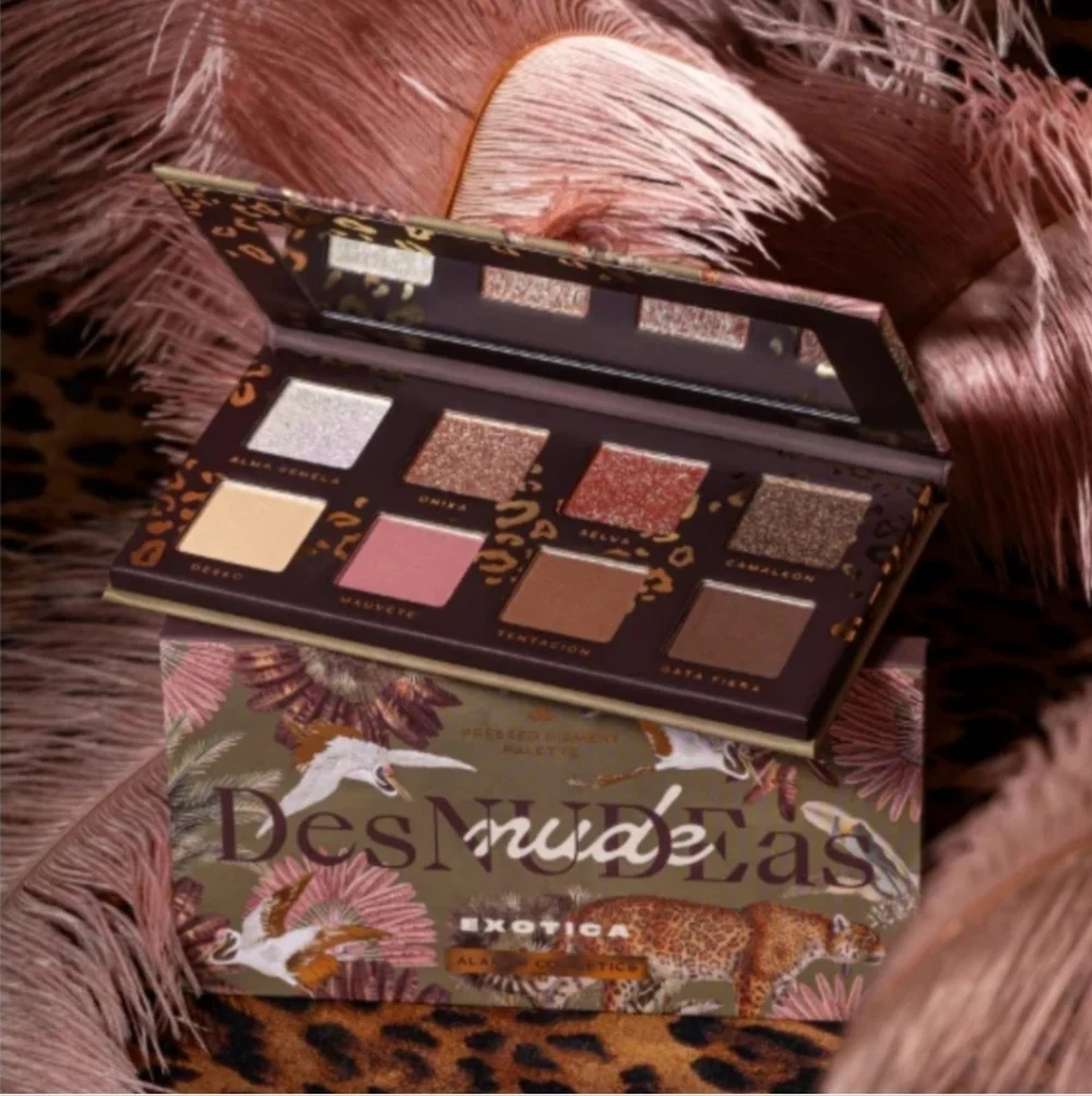 NIB ALAMAR COSMETICS DESNUDEAS Exotica Eyeshadow Pressed Pigment Palette